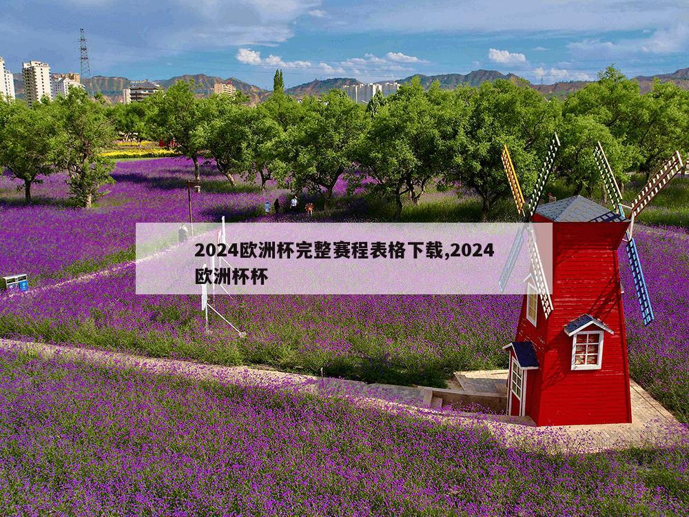 2024欧洲杯完整赛程表格下载,2024欧洲杯杯